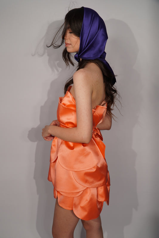 Sea - Eşarfă Albastru Indigo