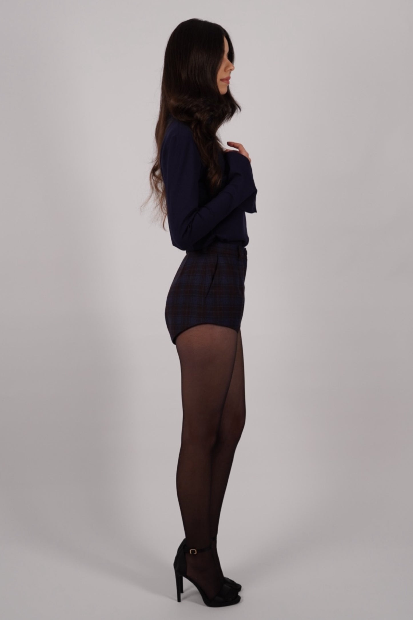 Carla - Pantaloni scurți din Cașmir