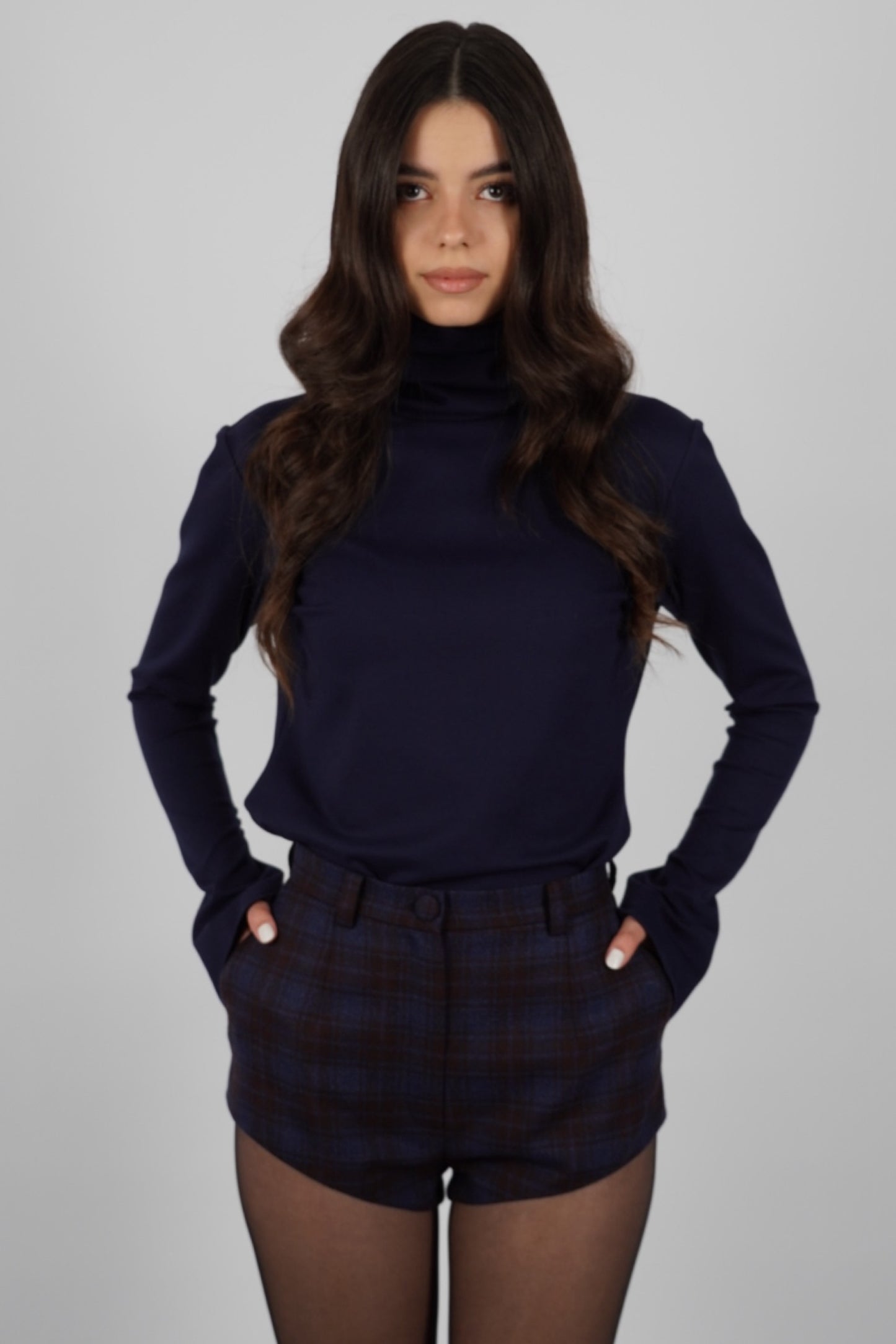 Carla - Pantaloni scurți din Cașmir