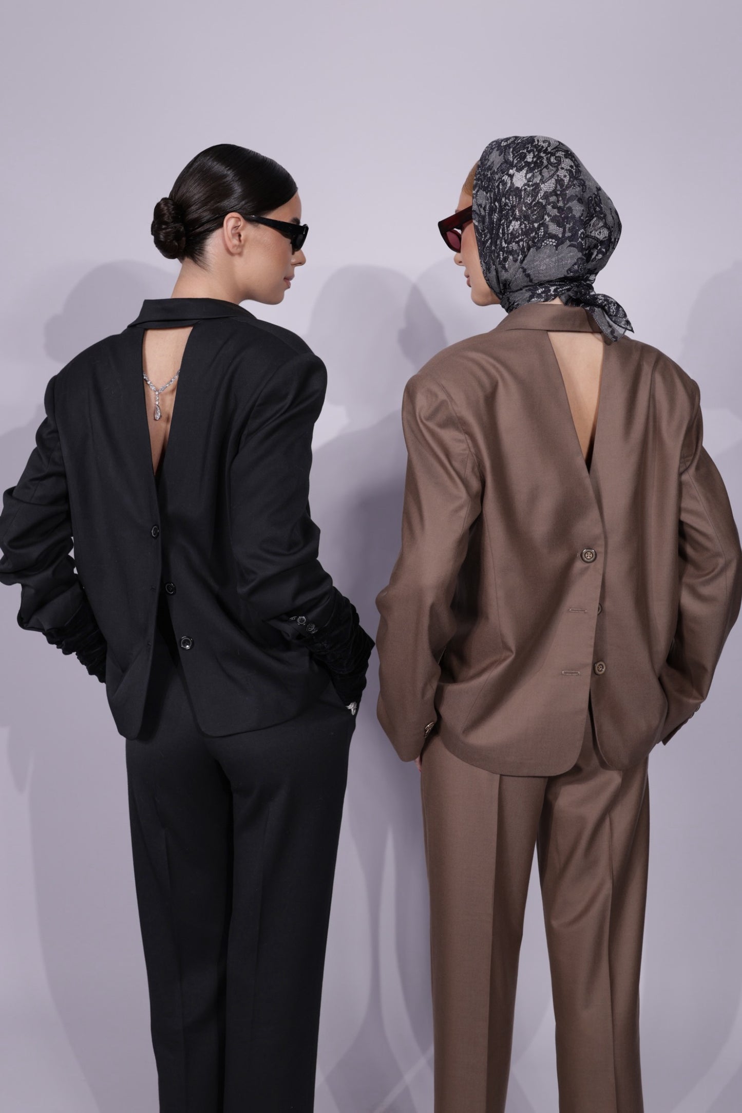 Mirage - Pantaloni Beige din Cașmir