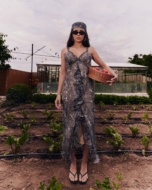 Monica - Rochie cu volane