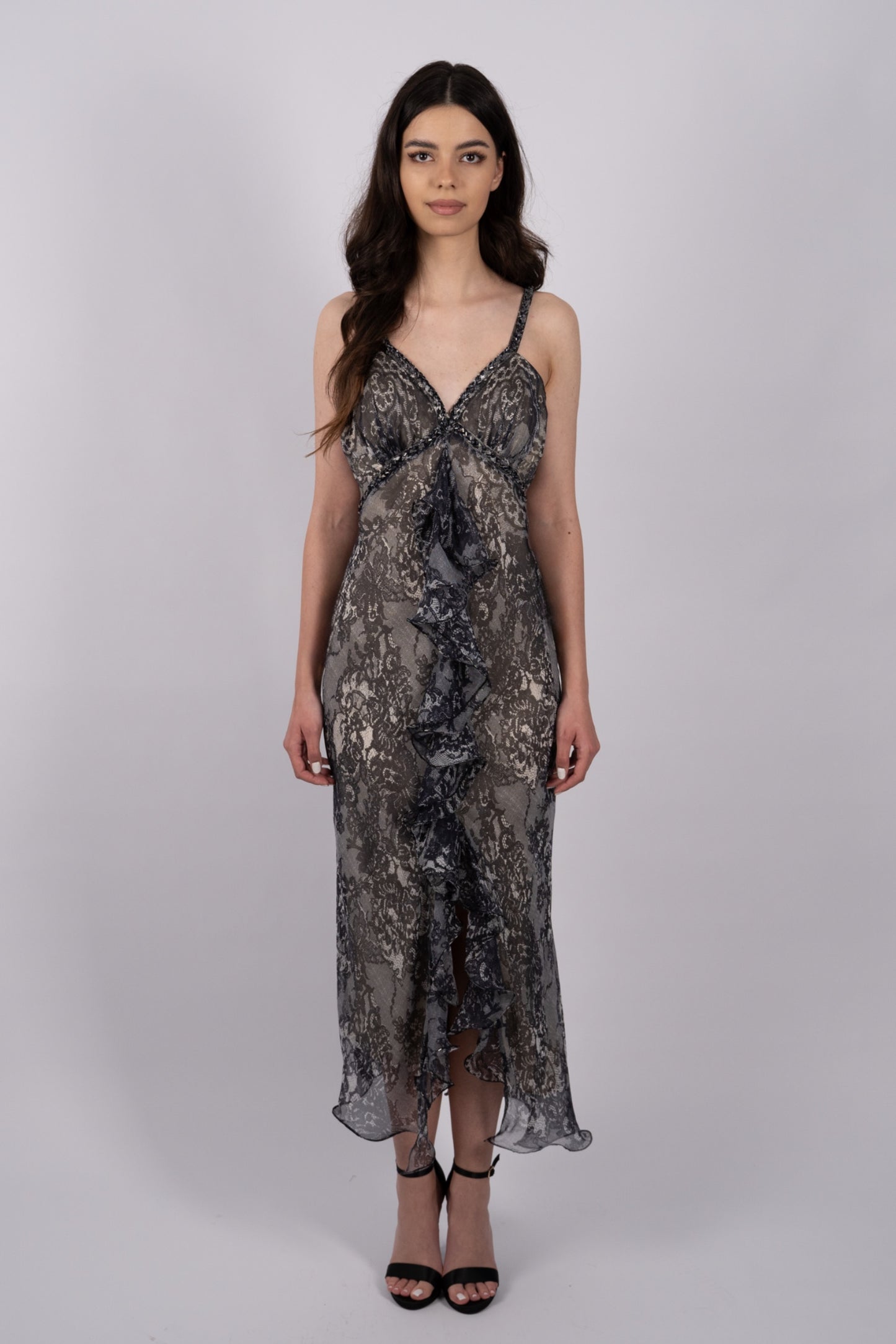 Monica - Rochie cu volane