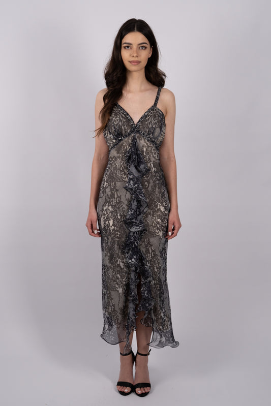 Monica - Rochie cu volane