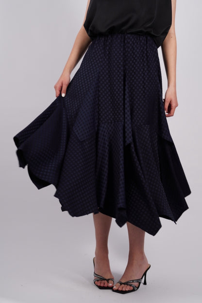 Mara - Polka Dot Viscose Skirt