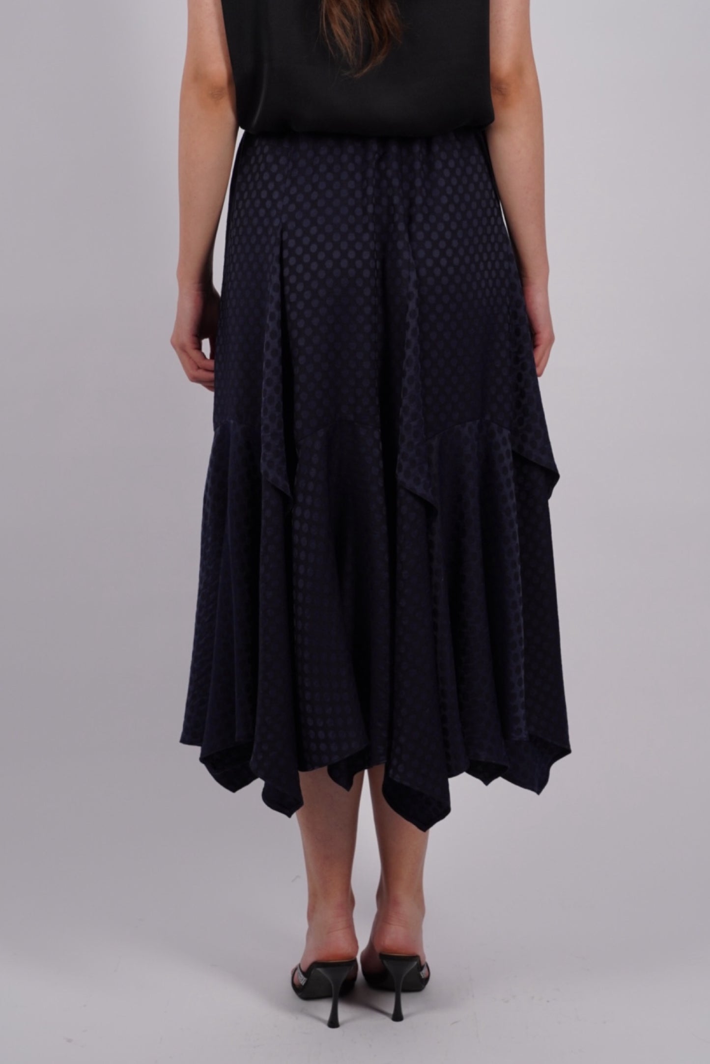 Mara - Polka Dot Viscose Skirt