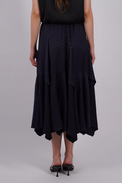 Mara - Polka Dot Viscose Skirt