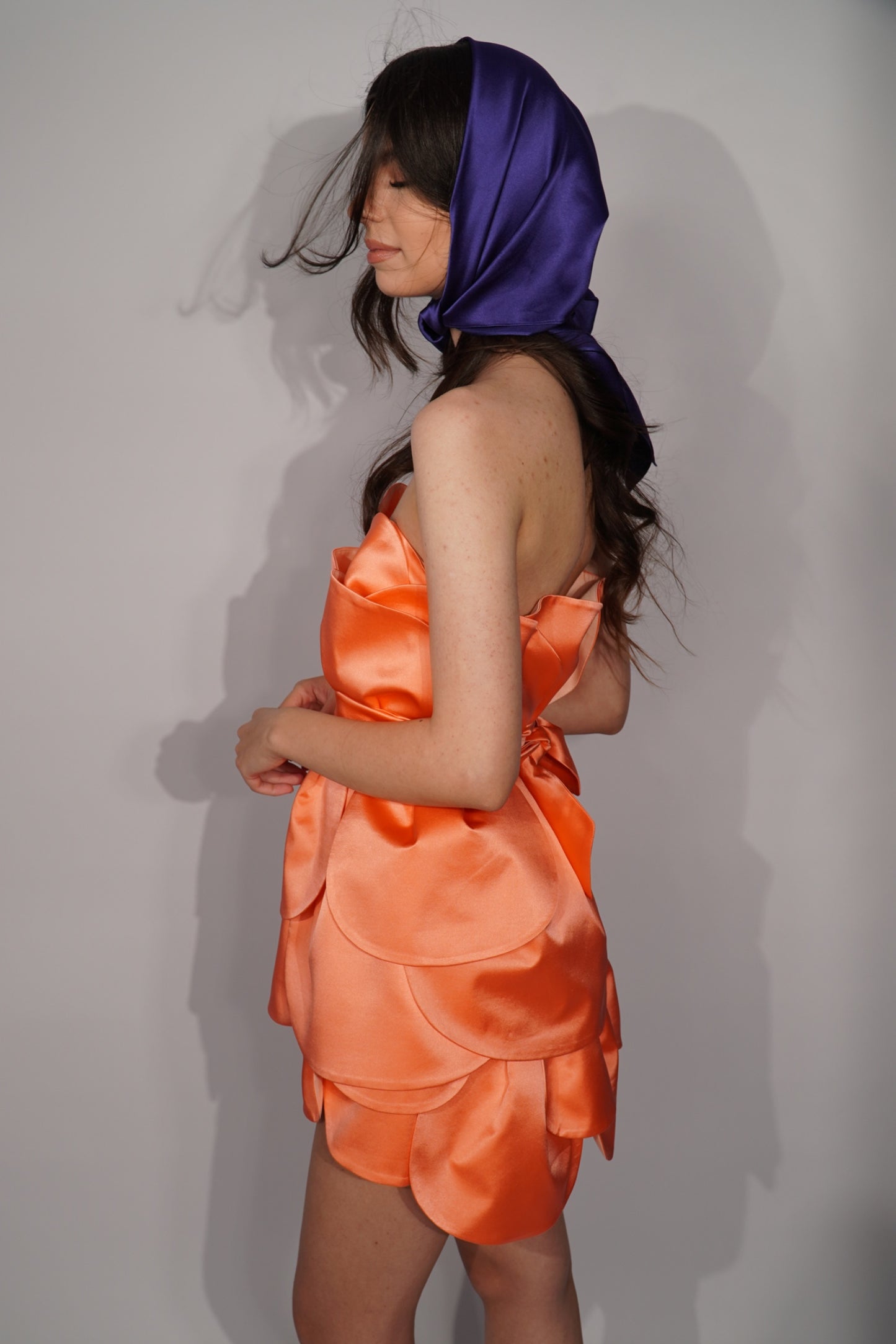 Sea - Eşarfă Albastru Indigo
