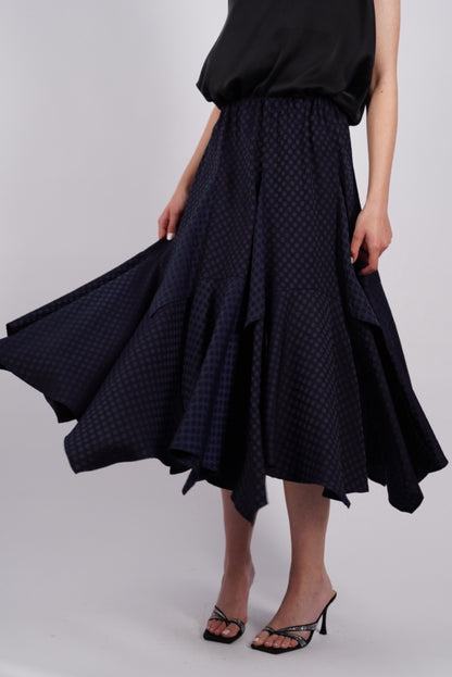 Mara - Polka Dot Viscose Skirt