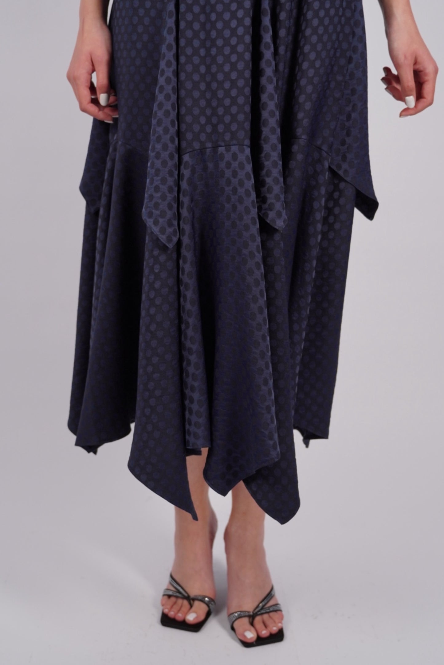 Mara - Polka Dot Viscose Skirt