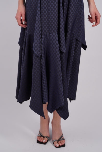 Mara - Polka Dot Viscose Skirt