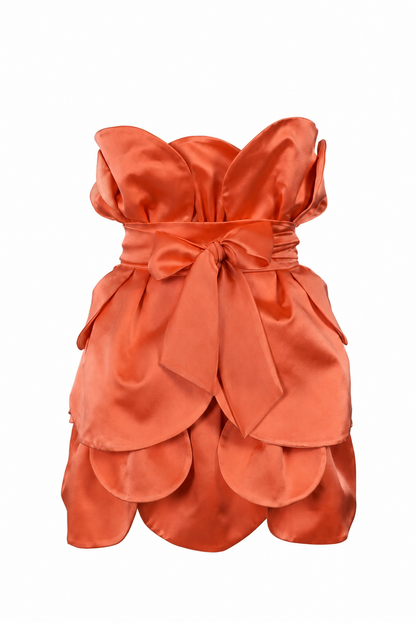 Petal - Rochie Corai – rochie, vedere suplimentară 3, Maison Banu