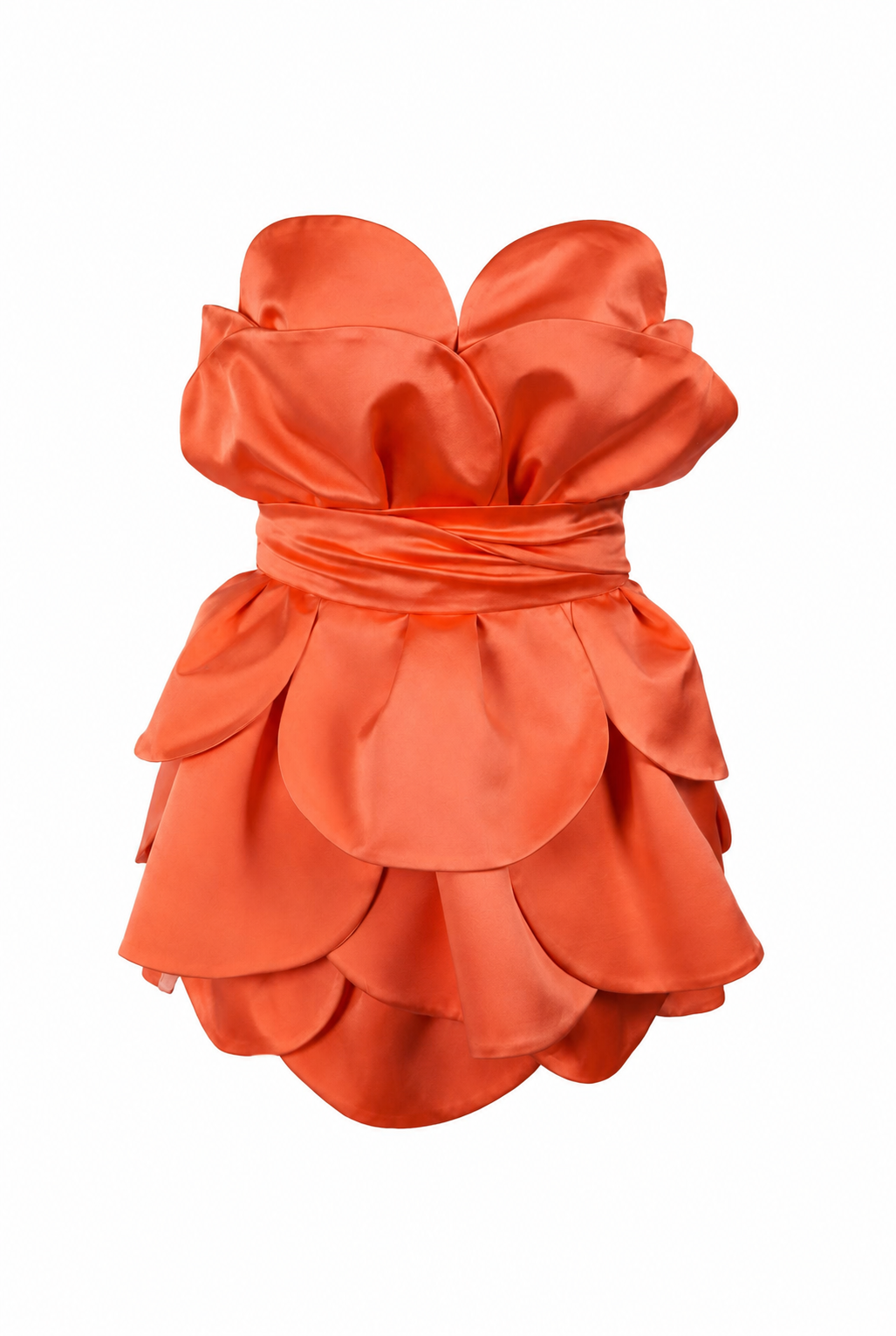 Petal - Rochie Corai – rochie, vedere suplimentară 2, Maison Banu