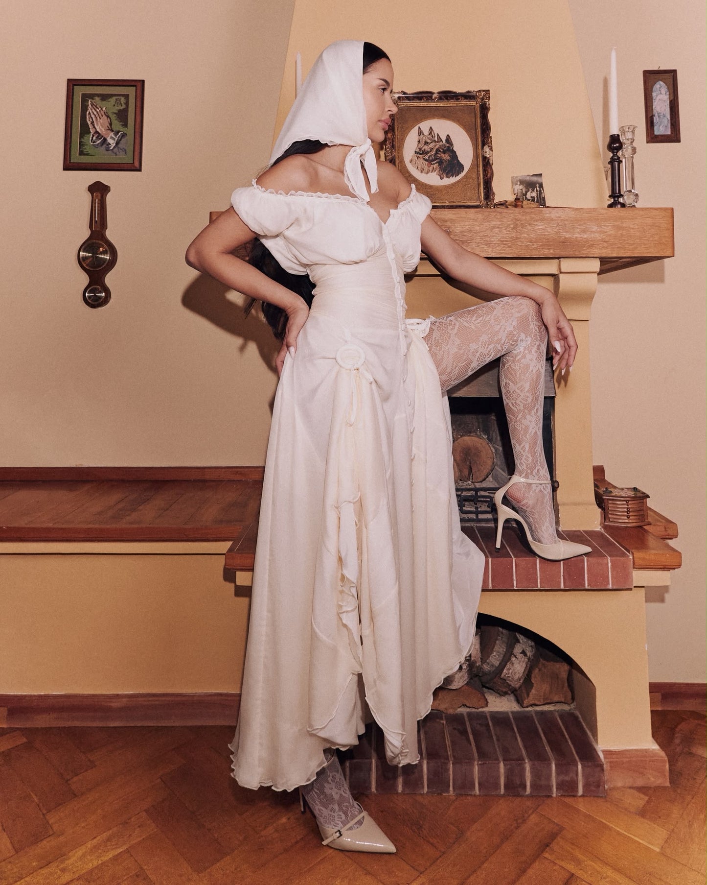 Rochie Danielle - Ivory din matase naturala ⁠ ⁠