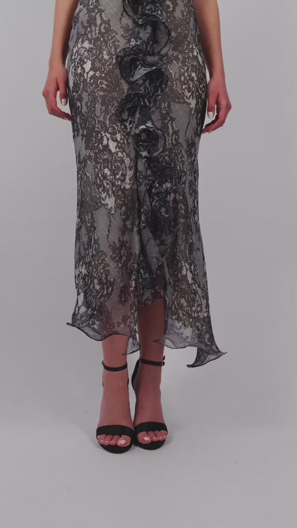 Monica - Rochie cu volane